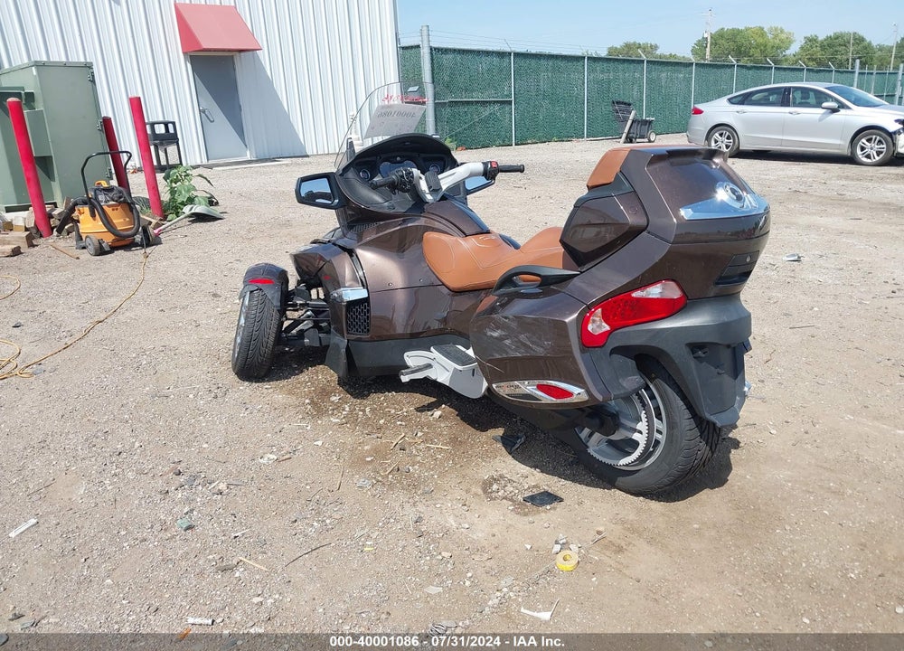2012 CAN-AM SPYDER ROADSTER RT-LTD VIN: 2BXJBRC17CV000506