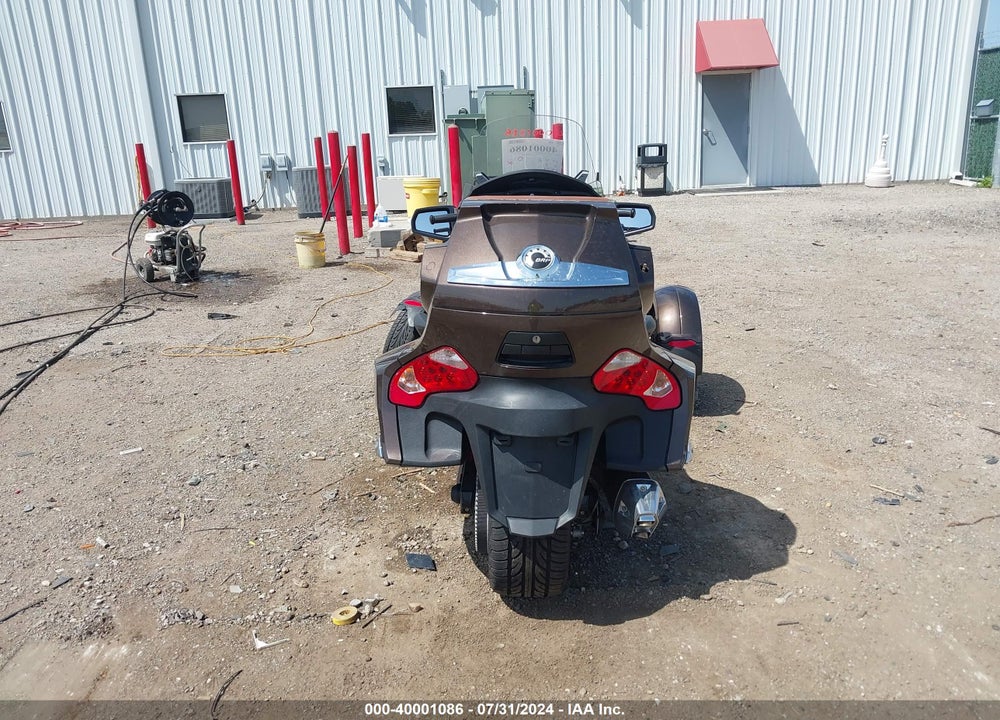 2012 CAN-AM SPYDER ROADSTER RT-LTD VIN: 2BXJBRC17CV000506