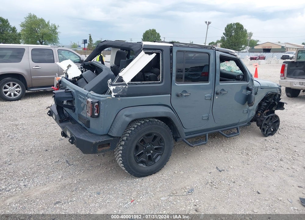 2015 JEEP WRANGLER UNLIMITED WILLYS WHEELER VIN: 1C4HJWDG7FL672283