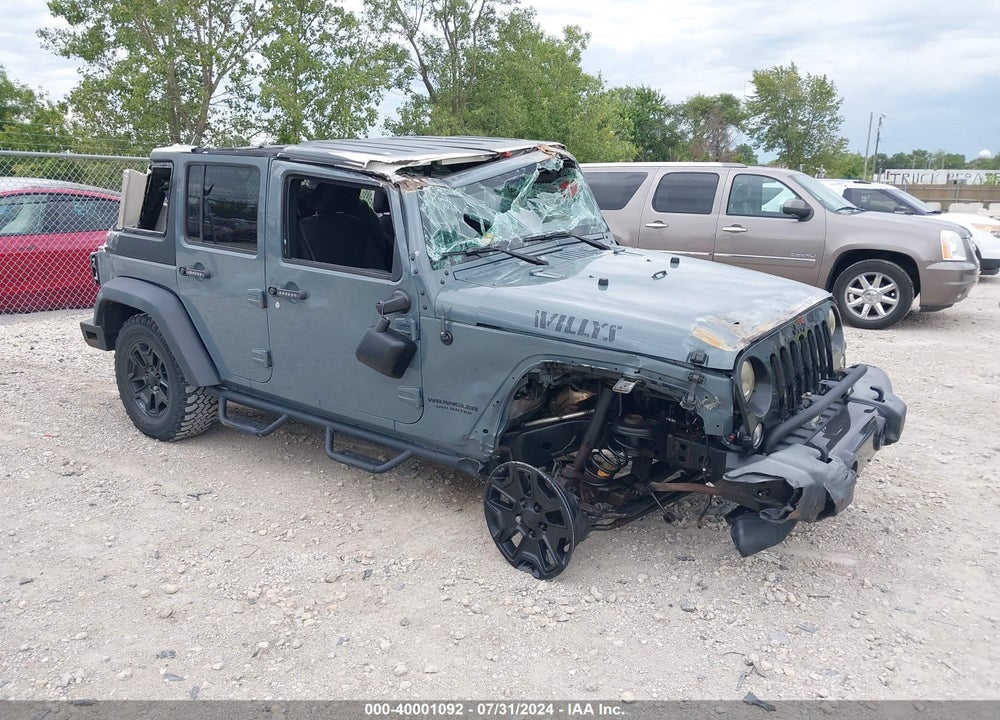 2015 JEEP WRANGLER UNLIMITED WILLYS WHEELER VIN: 1C4HJWDG7FL672283