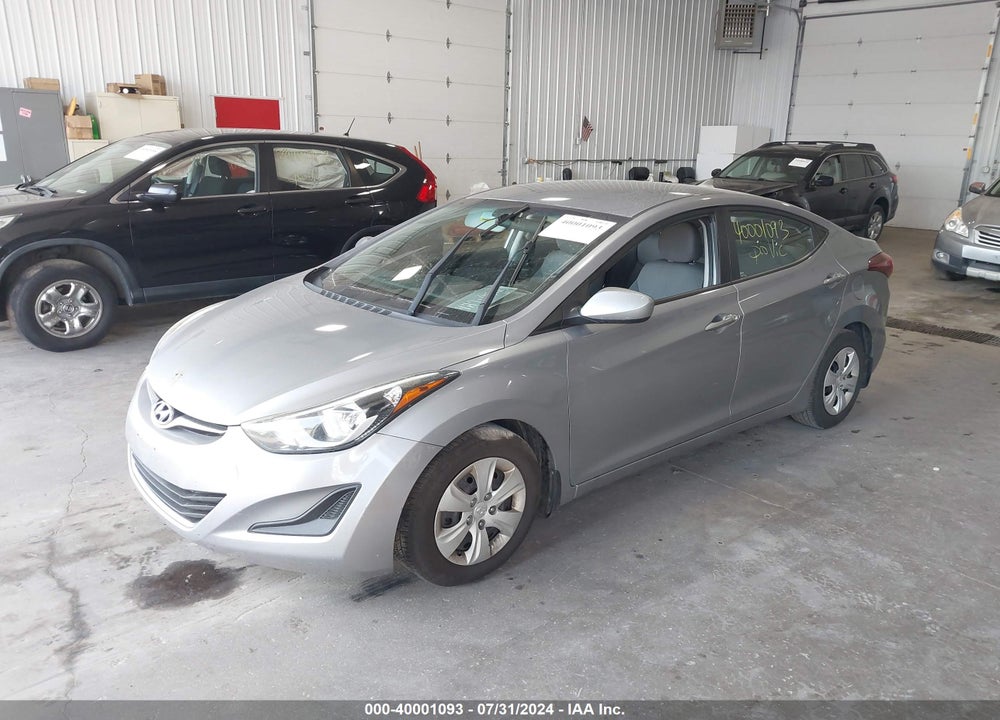 2016 HYUNDAI ELANTRA SE VIN: 5NPDH4AE9GH697922