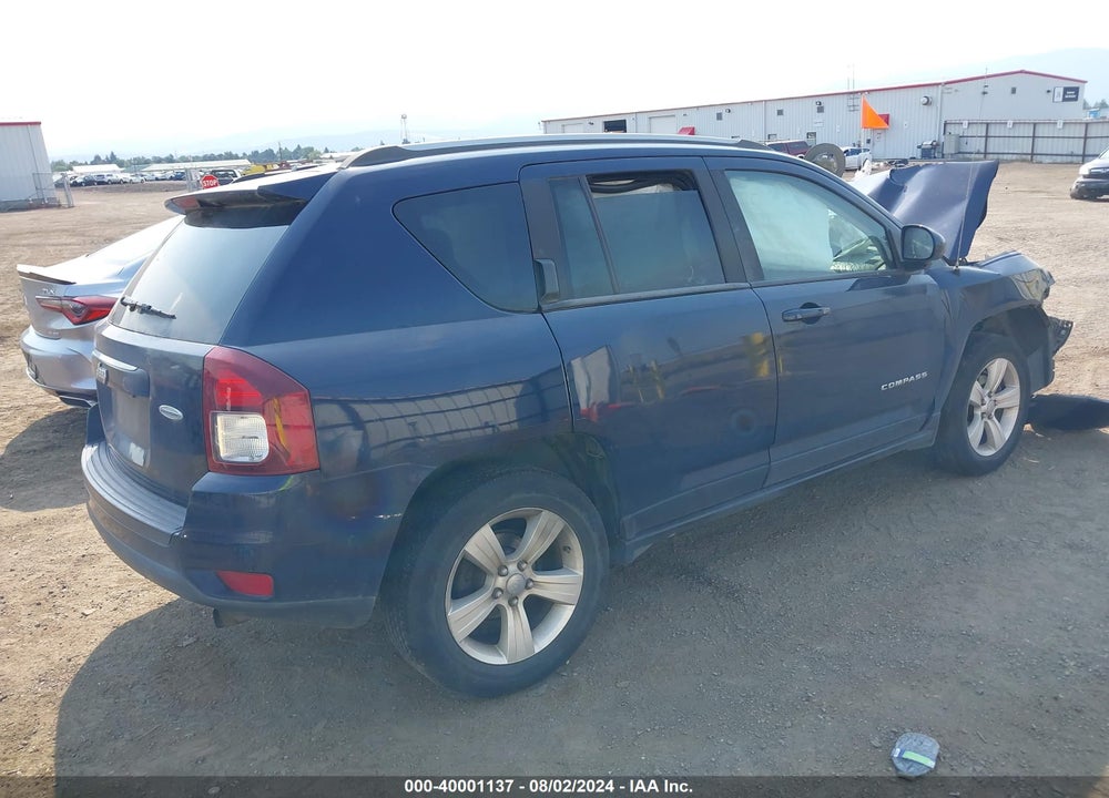 2017 JEEP COMPASS LATITUDE 4X4 VIN: 1C4NJDEB8HD105247