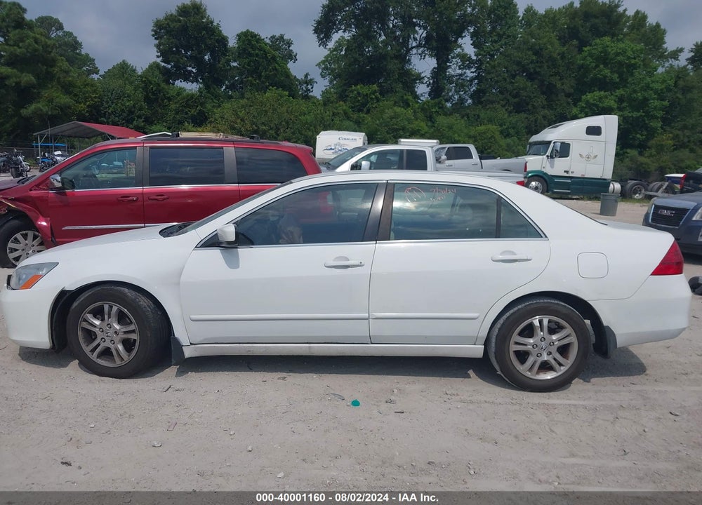 2007 HONDA ACCORD 2.4 SE VIN: 1HGCM56347A190620
