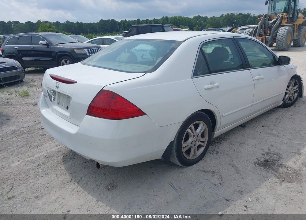 2007 HONDA ACCORD 2.4 SE VIN: 1HGCM56347A190620
