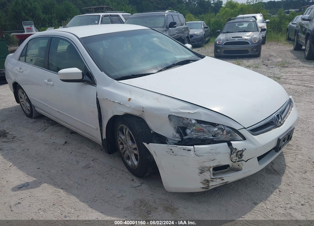 2007 HONDA ACCORD 2.4 SE VIN: 1HGCM56347A190620