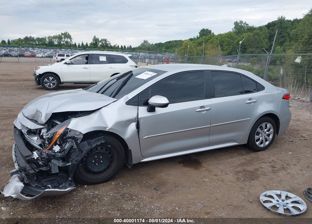 2022 TOYOTA COROLLA LE VIN: JTDEPMAE5N3027557