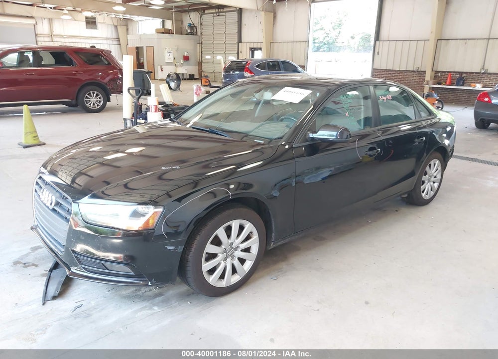 2014 AUDI A4 2.0T PREMIUM VIN: WAUBFAFL0EN008590