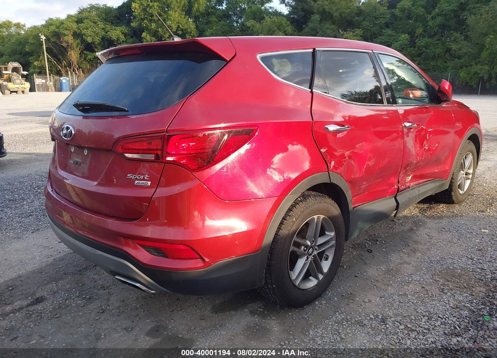 2018 HYUNDAI SANTA FE SPORT 2.4L VIN: 5XYZTDLB1JG556204