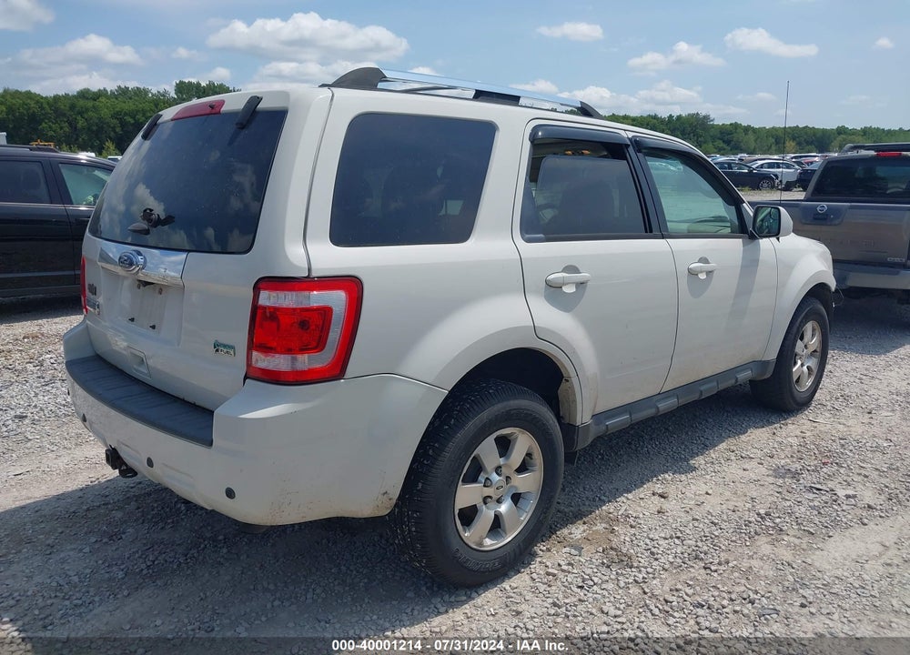 2011 FORD ESCAPE LIMITED VIN: 1FMCU9EG6BKC52236