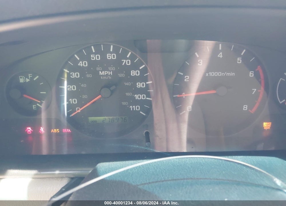 2001 NISSAN FRONTIER XE-V6 VIN: 1N6ED27Y11C357847