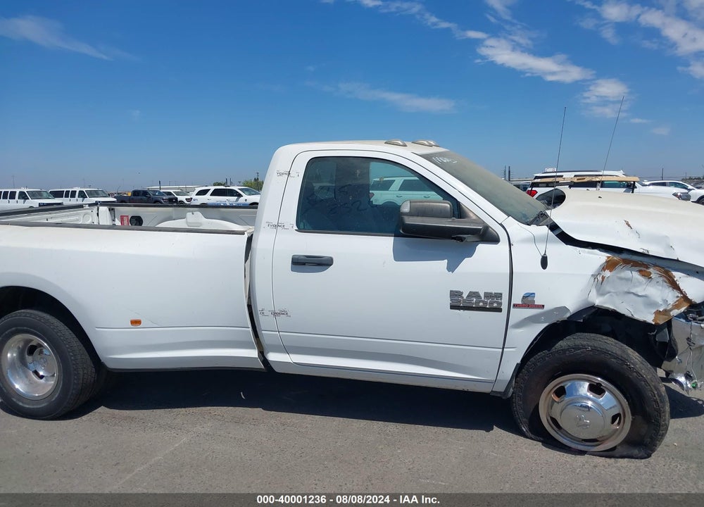 2018 RAM 3500 TRADESMAN REGULAR CAB 4X2 8' BOX VIN: 3C63RPAL2JG372139
