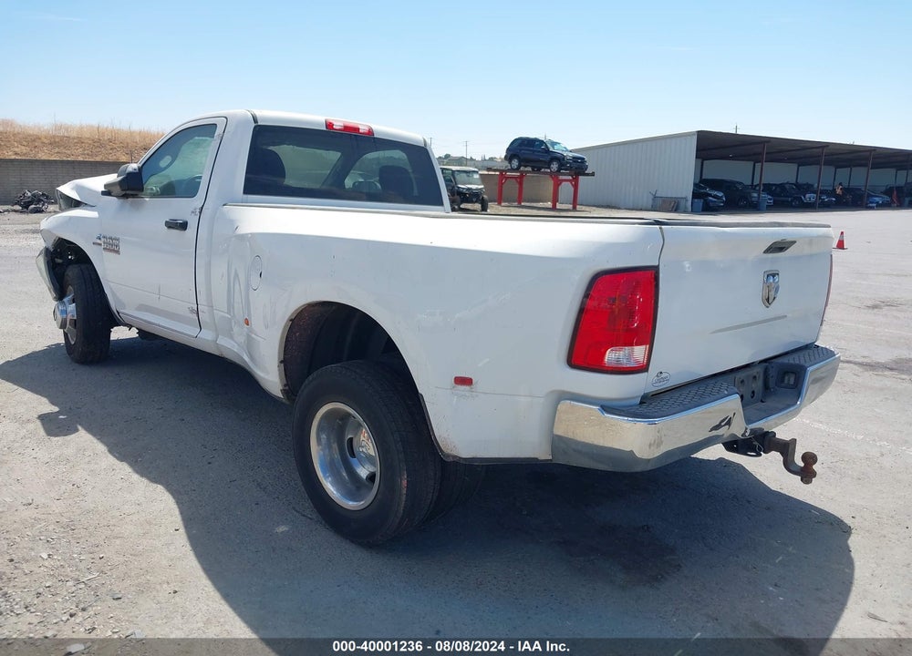 2018 RAM 3500 TRADESMAN REGULAR CAB 4X2 8' BOX VIN: 3C63RPAL2JG372139