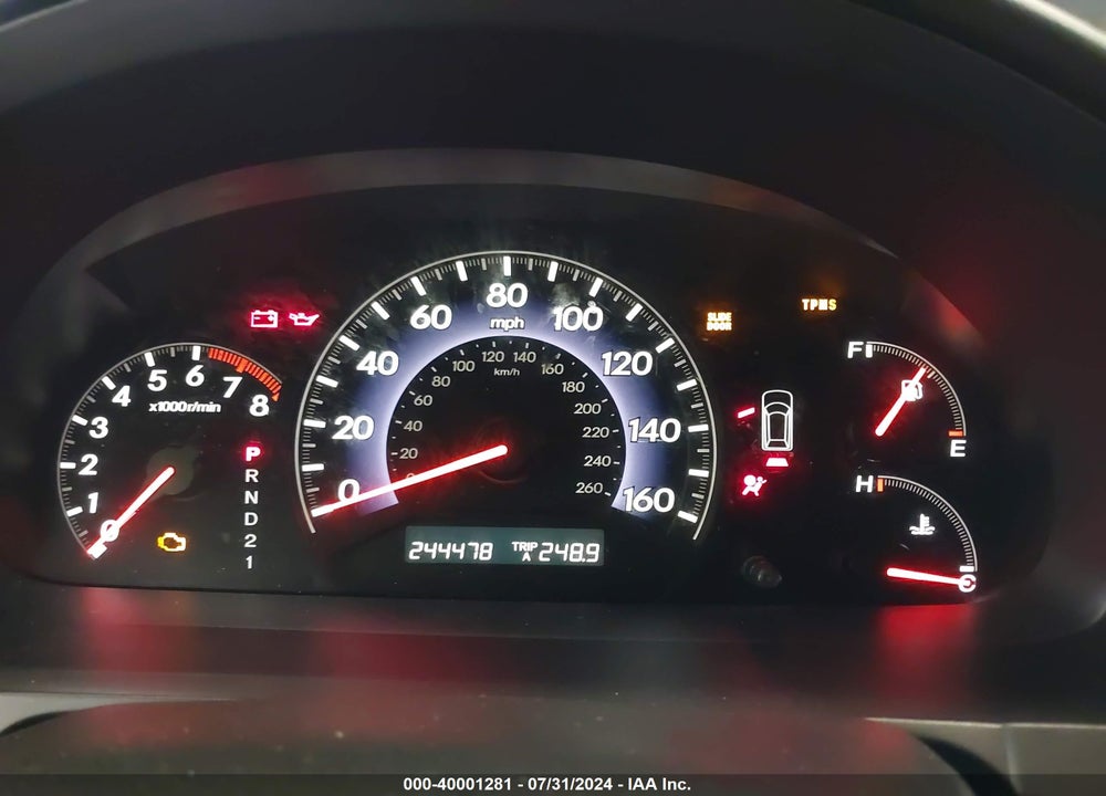 2007 HONDA ODYSSEY EX-L VIN: 5FNRL387X7B017000