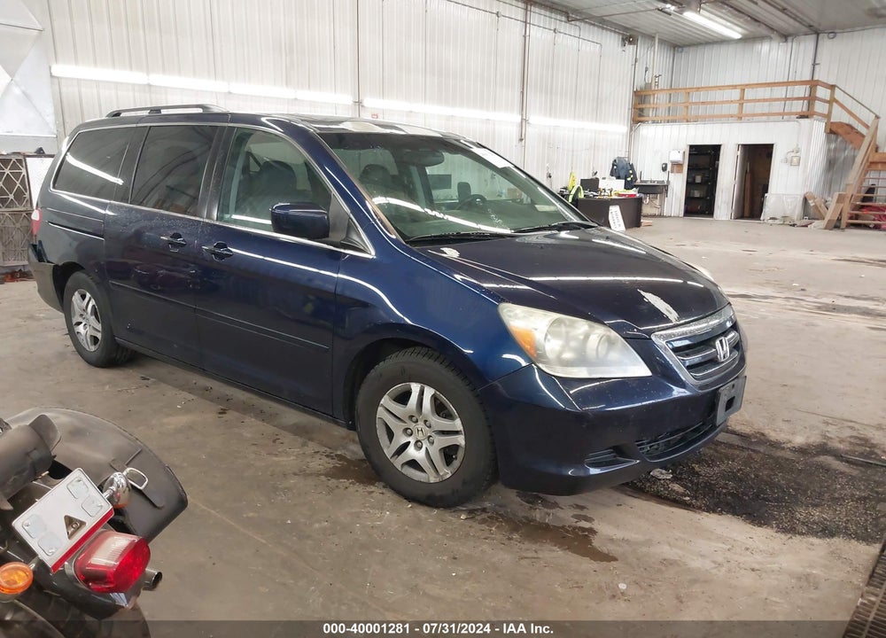 2007 HONDA ODYSSEY EX-L VIN: 5FNRL387X7B017000