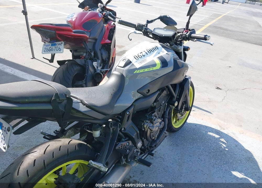 2016 YAMAHA FZ07 C VIN: JYARM06Y6GA002585