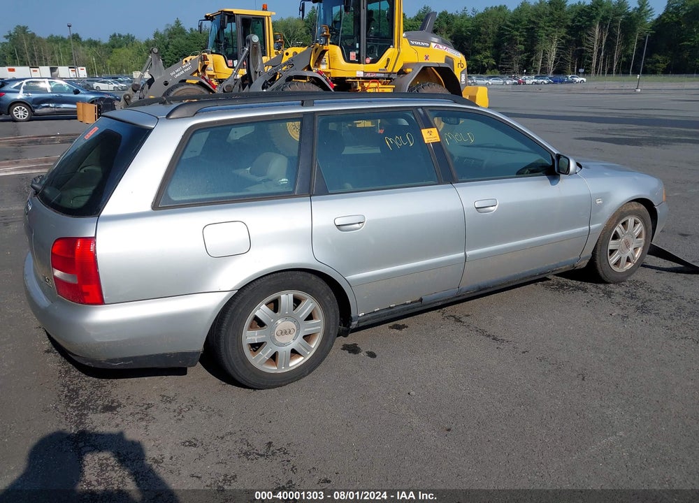 2001 AUDI A4 1.8T AVANT VIN: WAUKC68D71A114225