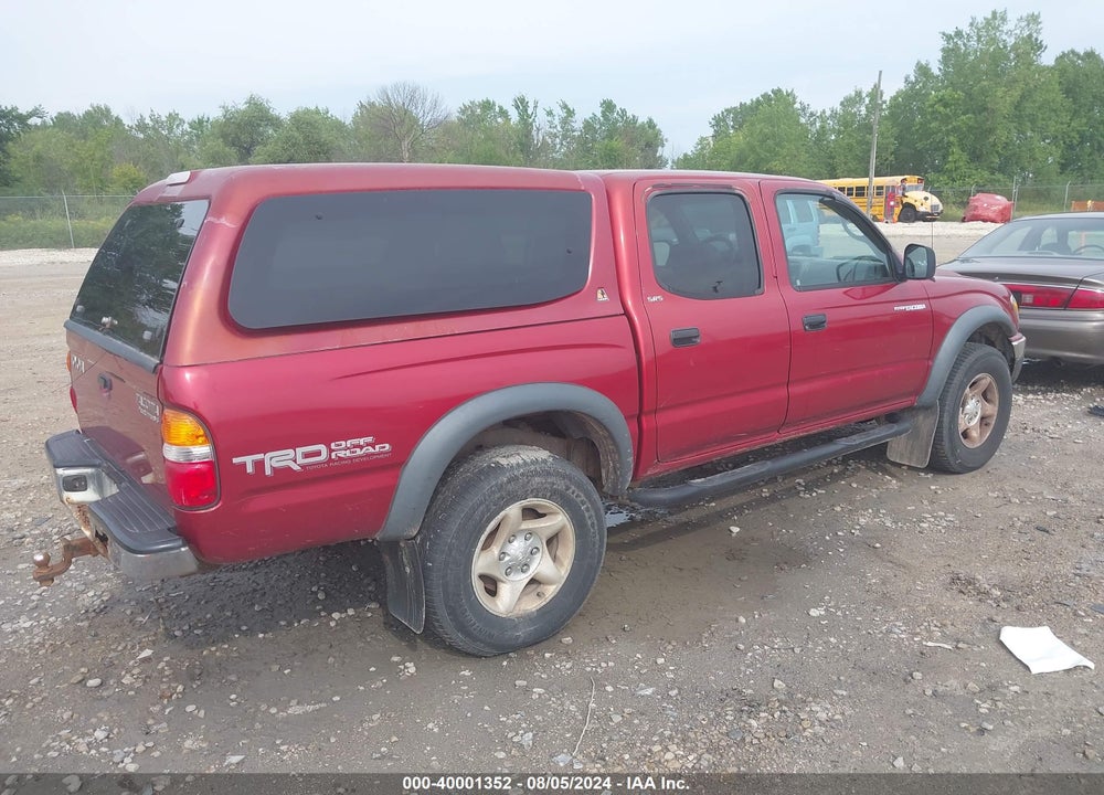 2003 TOYOTA TACOMA PRERUNNER V6 VIN: 5TEGN92N83Z258641