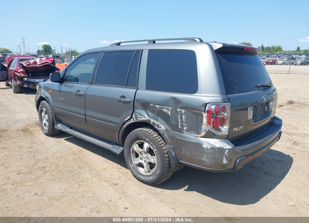 2008 HONDA PILOT EX-L VIN: 5FNYF186X8B034248