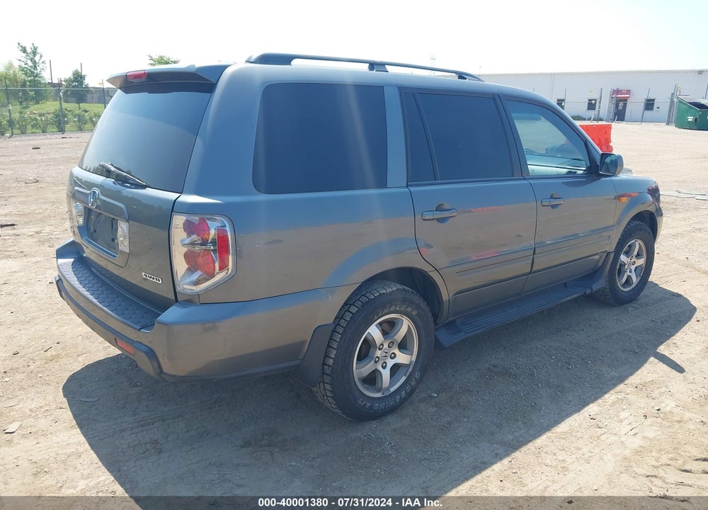 2008 HONDA PILOT EX-L VIN: 5FNYF186X8B034248