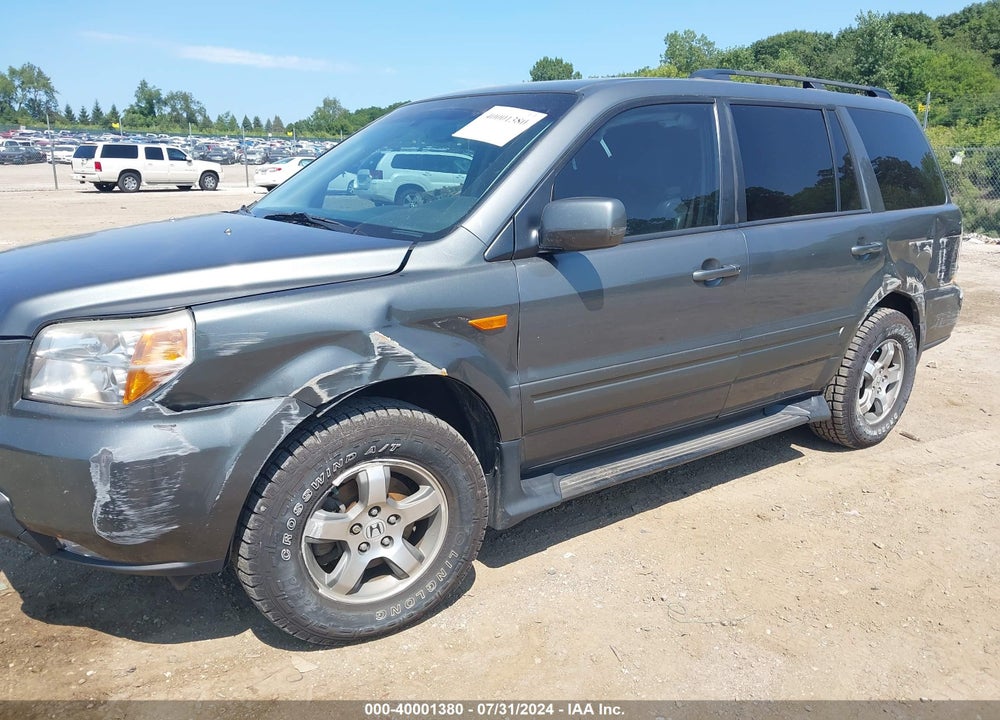 2008 HONDA PILOT EX-L VIN: 5FNYF186X8B034248