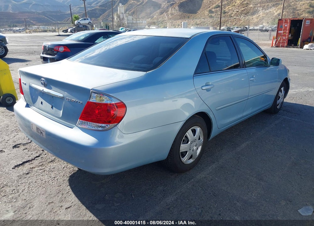 2006 TOYOTA CAMRY LE VIN: 4T1BE32K76U732360
