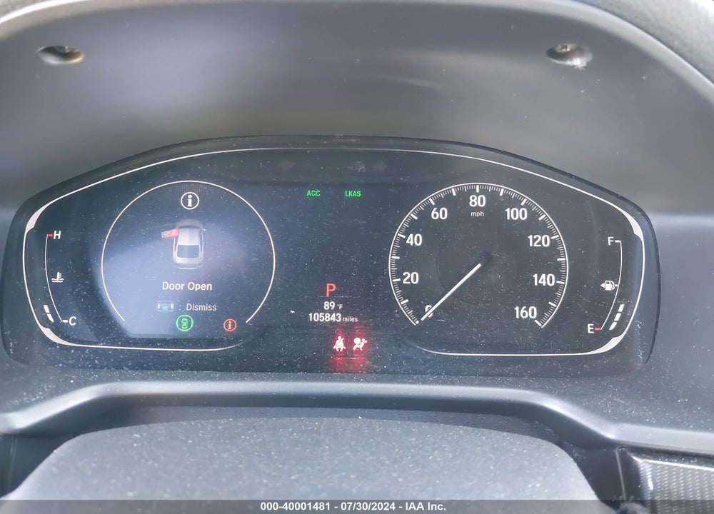 2020 HONDA ACCORD SPORT 2.0T VIN: 1HGCV2F37LA003375