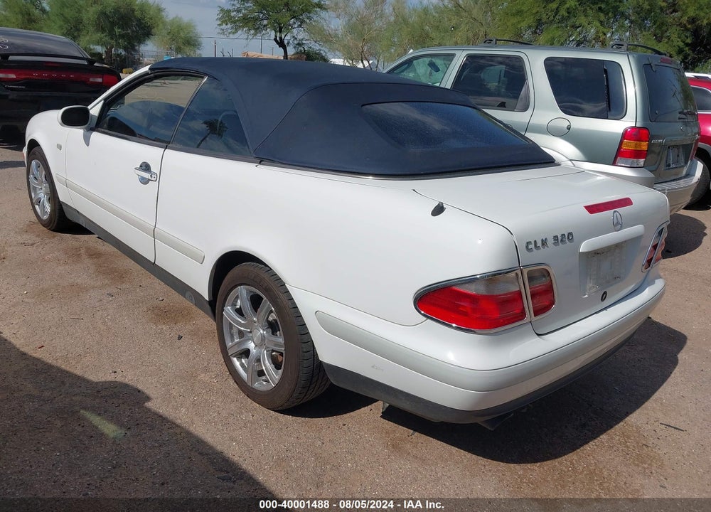 1999 MERCEDES-BENZ CLK 320 VIN: WDBLK65G4XT013311