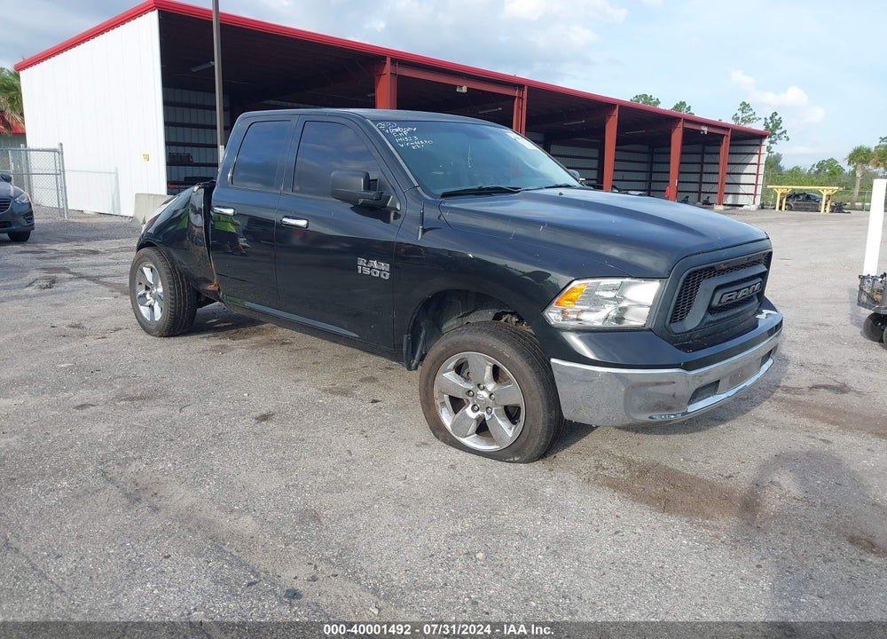 2018 RAM 1500 SLT QUAD CAB 4X2 6'4 BOX VIN: 1C6RR6GG0JS104830