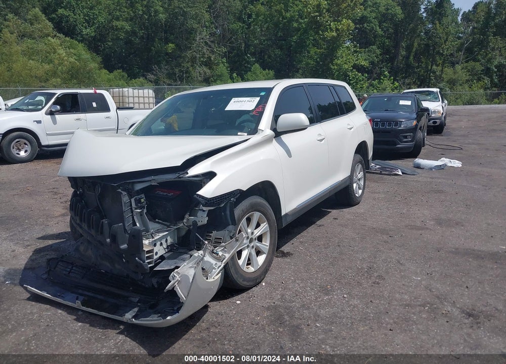 2013 TOYOTA HIGHLANDER BASE V6 VIN: 5TDZK3EH9DS142500