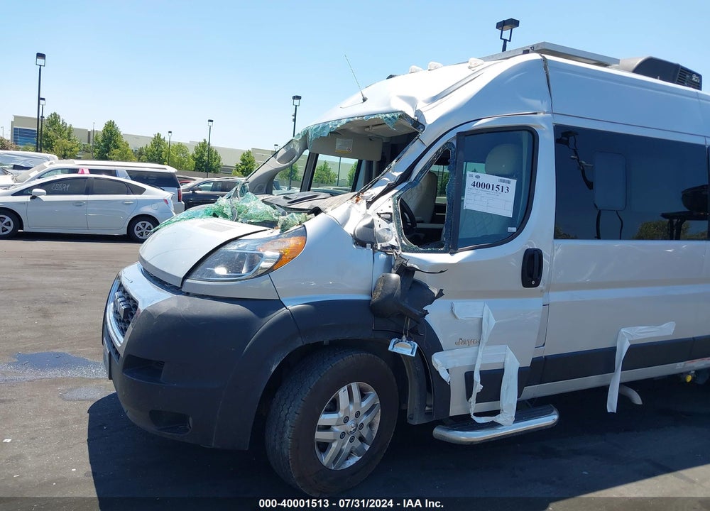 2021 RAM PROMASTER 3500 WINDOW VAN HIGH ROOF 159 WB EXT VIN: 3C6MRVUG6ME557429