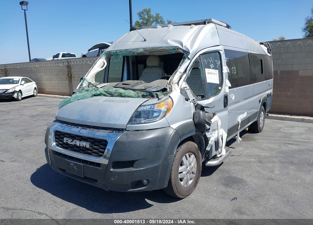 2021 RAM PROMASTER 3500 WINDOW VAN HIGH ROOF 159 WB EXT VIN: 3C6MRVUG6ME557429