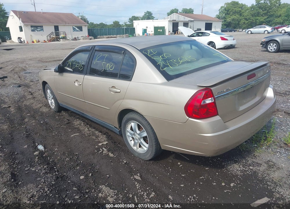 2005 CHEVROLET MALIBU LS VIN: 1G1ZT54815F192232