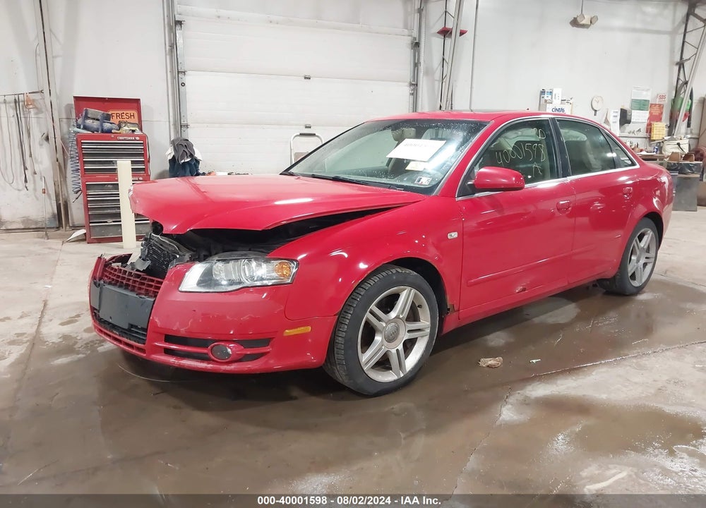 2007 AUDI A4 2.0T VIN: WAUDF78E97A042709