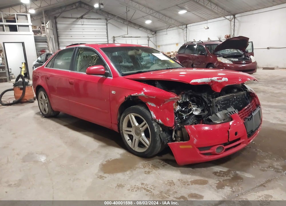 2007 AUDI A4 2.0T VIN: WAUDF78E97A042709