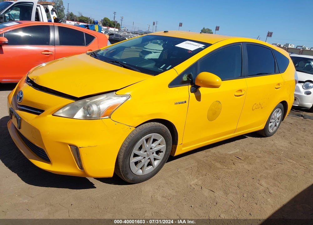 2013 TOYOTA PRIUS V TWO VIN: JTDZN3EUXD3211670
