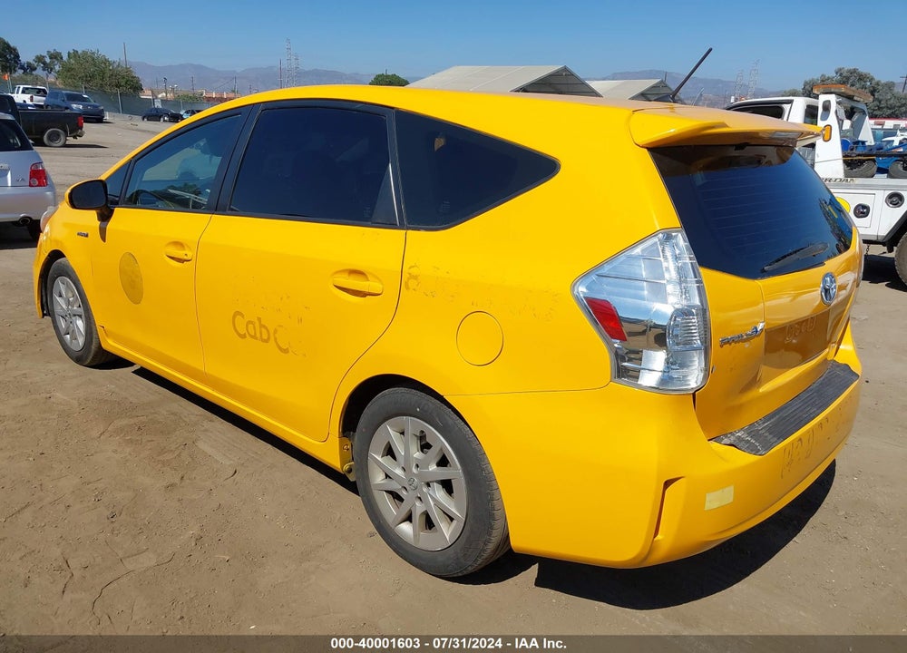 2013 TOYOTA PRIUS V TWO VIN: JTDZN3EUXD3211670