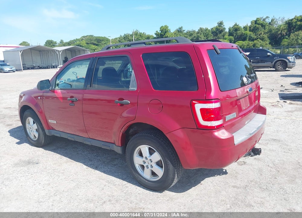 2008 FORD ESCAPE XLT VIN: 1FMCU03108KB27347