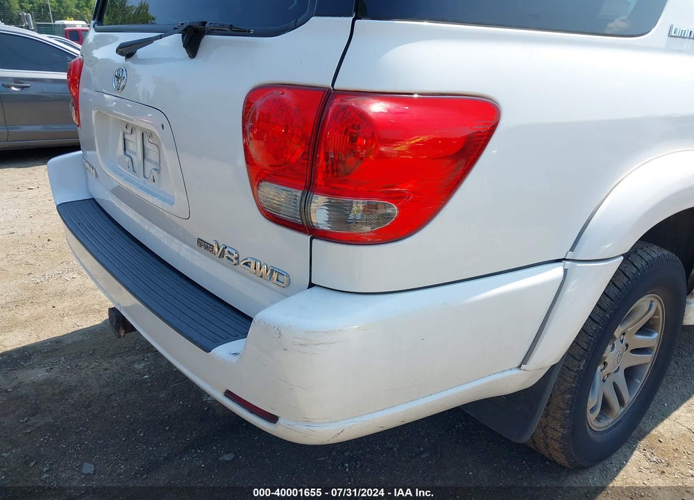 2007 TOYOTA SEQUOIA LIMITED V8 VIN: 5TDBT48A37S290150