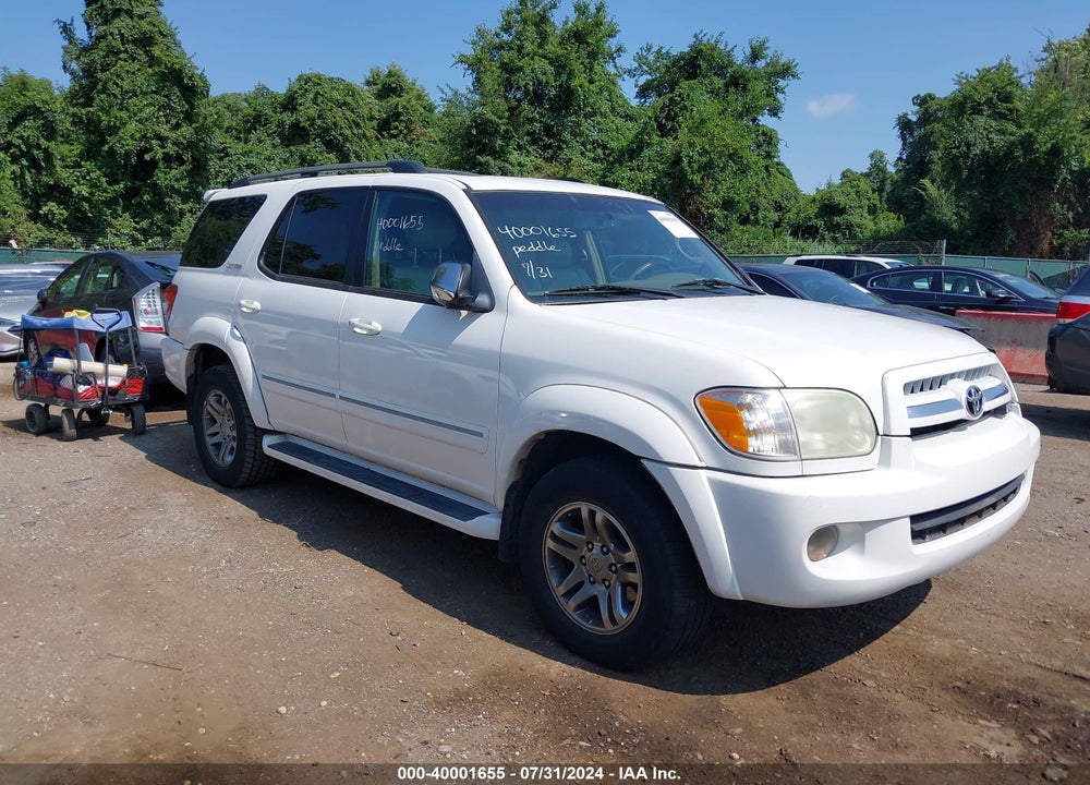 2007 TOYOTA SEQUOIA LIMITED V8 VIN: 5TDBT48A37S290150
