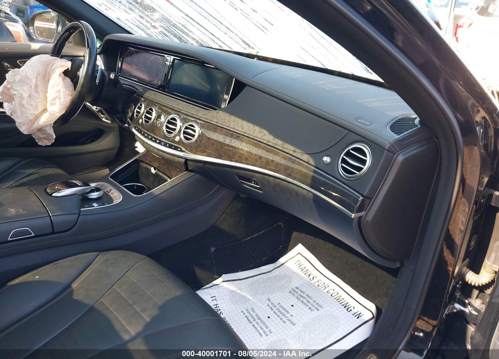 2017 MERCEDES-BENZ S 550 4MATIC VIN: WDDUG8FB2HA326351