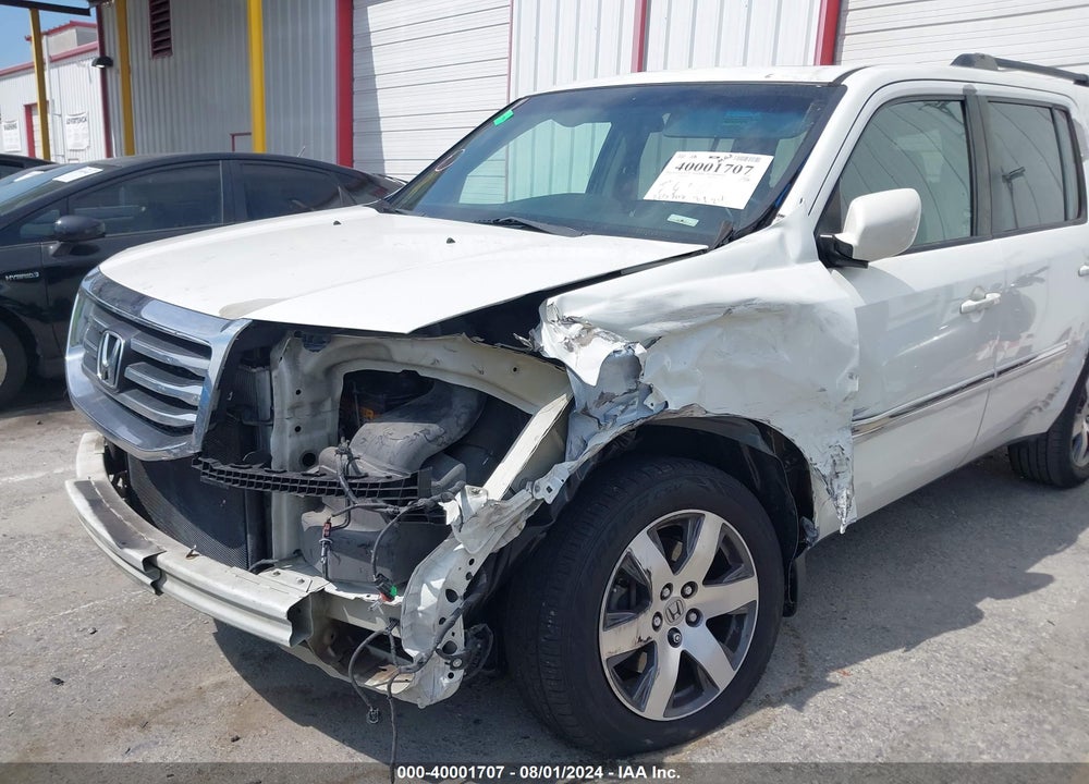 2012 HONDA PILOT TOURING VIN: 5FNYF3H94CB041761