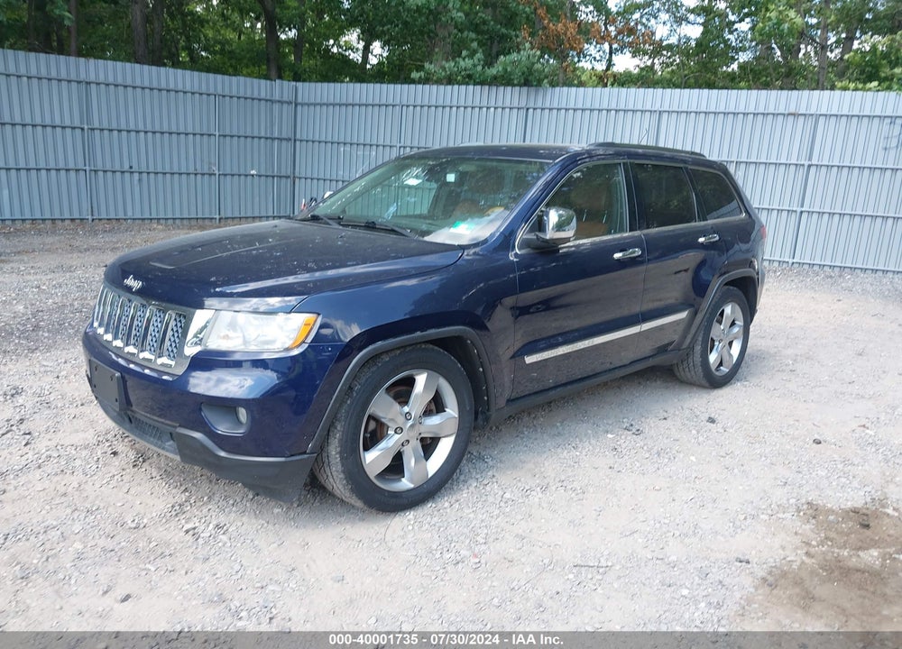 2012 JEEP GRAND CHEROKEE OVERLAND VIN: 1C4RJFCT4CC200766
