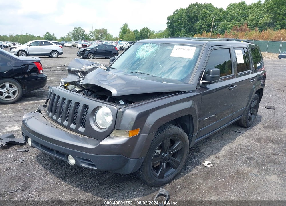 2016 JEEP PATRIOT LATITUDE VIN: 1C4NJPFA8GD813696