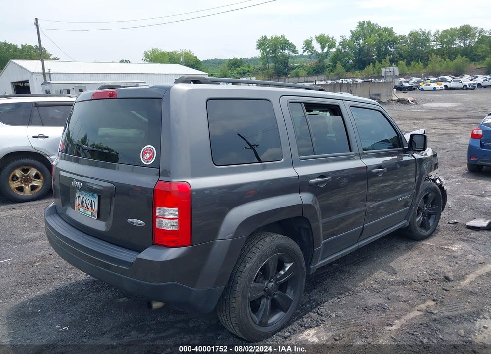 2016 JEEP PATRIOT LATITUDE VIN: 1C4NJPFA8GD813696