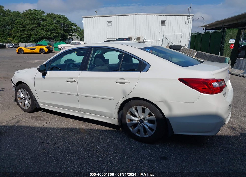 2016 SUBARU LEGACY 2.5I PREMIUM VIN: 4S3BNAH66G3025664
