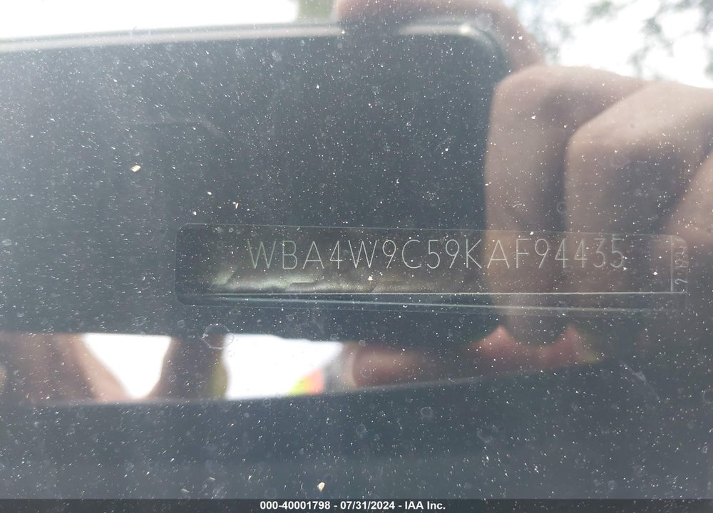 2019 BMW 440I XDRIVE VIN: WBA4W9C59KAF94435