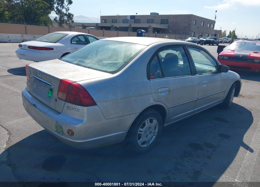 2002 HONDA CIVIC LX VIN: 2HGES15642H512394