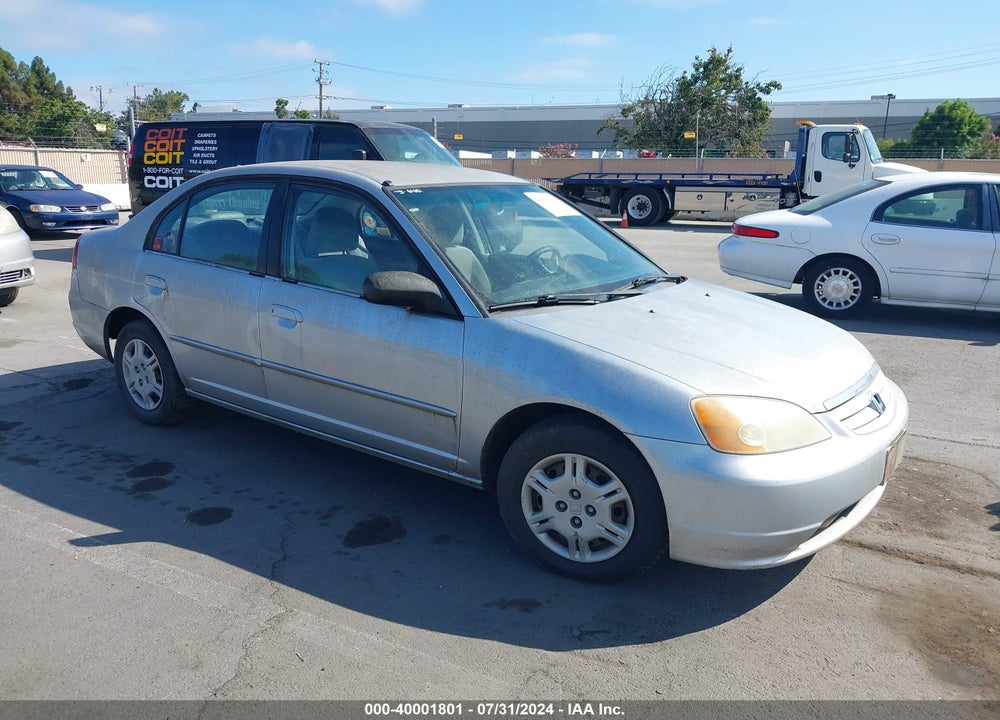 2002 HONDA CIVIC LX VIN: 2HGES15642H512394