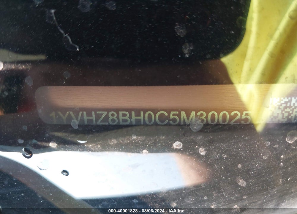2012 MAZDA 6 I SPORT VIN: 1YVHZ8BH0C5M30025