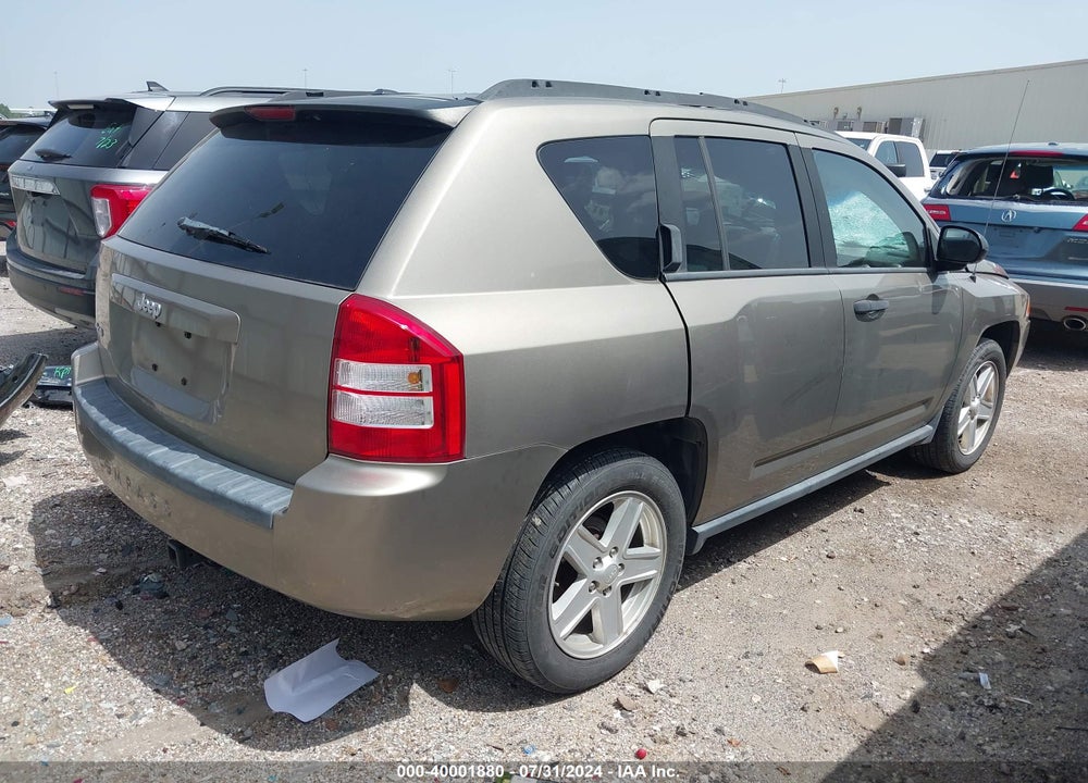 2007 JEEP COMPASS SPORT VIN: 1J8FF47W47D396195